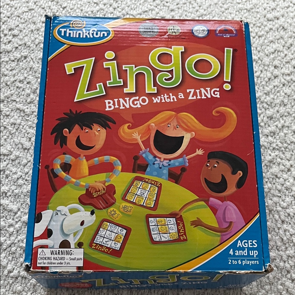 Thinkfun Zingo! Bingo with a Zing Game